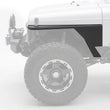 Load image into Gallery viewer, Smittybilt XRC Front Tube Fender Pair - Textured Black fits 1997-2006 Jeep Wrangler Tj - Side View