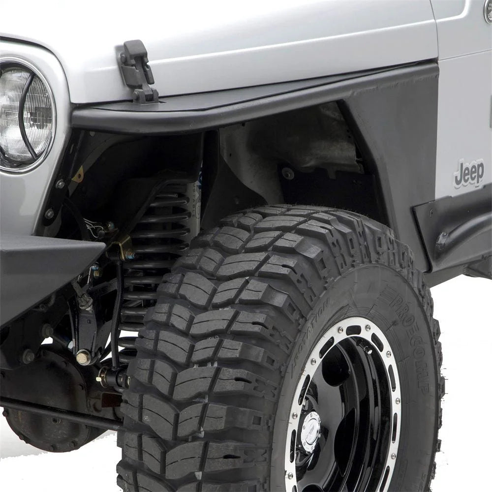 Smittybilt XRC Front Tube Fender Pair - Textured Black fits 1997-2006 Jeep Wrangler Tj - Additional View 5
