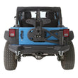 Load image into Gallery viewer, Smittybilt XRC Gen 2 Bolt-On Tire Carrier - Textured Black (07-18 JK/JKU) 76857 - Installation View