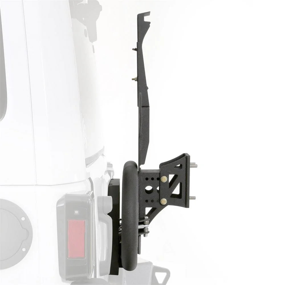 Smittybilt XRC Gen 2 Bolt-On Tire Carrier - Textured Black (07-18 JK/JKU) 76857 - Additional View 5