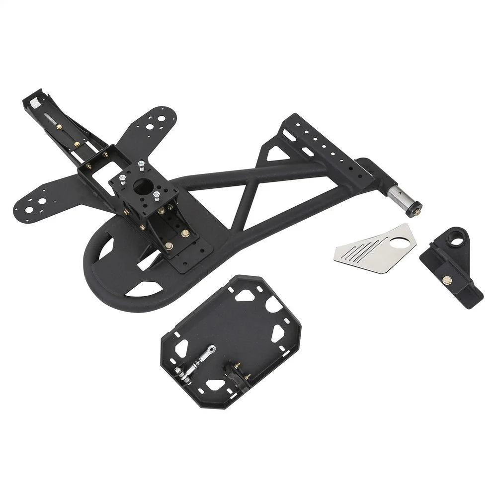 Smittybilt XRC Gen 2 Bolt-On Tire Carrier - Textured Black (07-18 JK/JKU) 76857 - Additional View 6