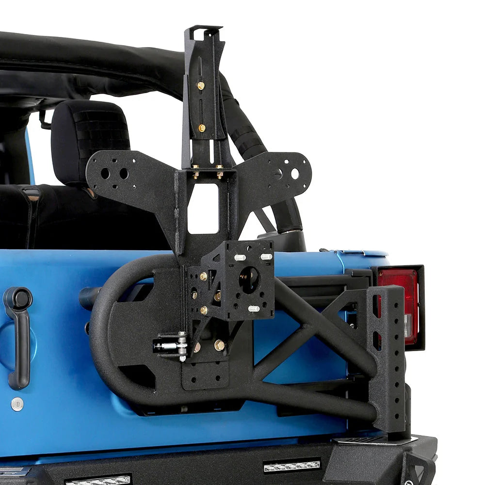 Smittybilt XRC Gen 2 Bolt-On Tire Carrier - Textured Black (07-18 JK/JKU) 76857 - Additional View 9
