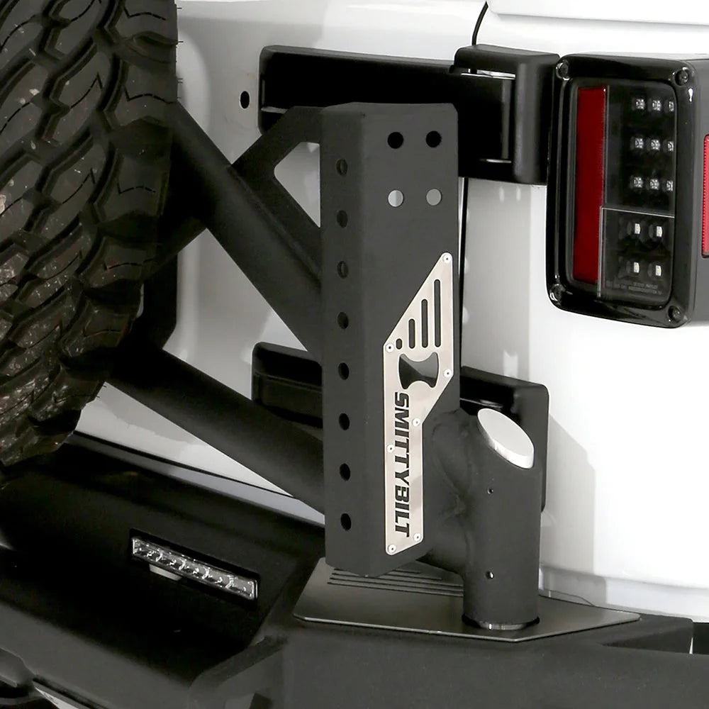 Smittybilt XRC Gen 2 Bolt-On Tire Carrier - Textured Black (07-18 JK/JKU) 76857 - Additional View 16