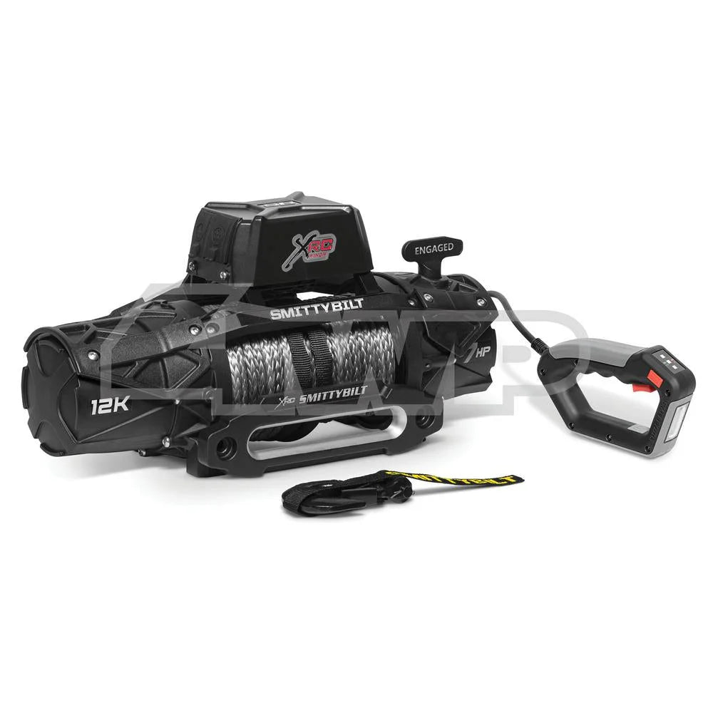 Smittybilt XRC Gen 3 12,000lb Comp Winch w/ Synthetic Rope 98612 - Side View