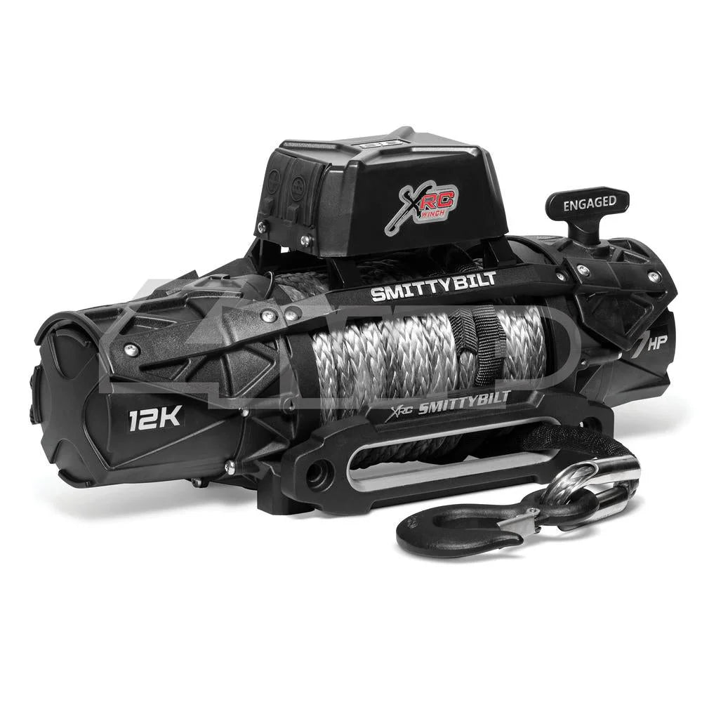 Smittybilt XRC Gen 3 12,000lb Comp Winch w/ Synthetic Rope 98612 - Back View