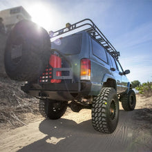 Load image into Gallery viewer, Smittybilt XRC Rear Bumper w/ Swing Gate - Bumper Only fits 1984-2001 Jeep Cherokee XJ - Additional View 6