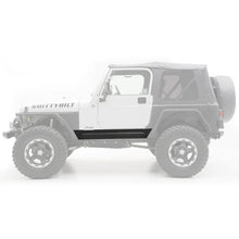 Load image into Gallery viewer, Smittybilt XRC Rock Sliders w/ Step - Textured Black (97-06 TJ) 76871 - Additional View 9