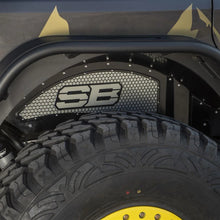 Load image into Gallery viewer, SmittybiltRear Aluminum Inner Fender Liner Pair - Black (18+ JL/JLU)77986 - Main Product View