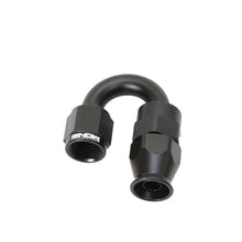 Load image into Gallery viewer, Snow -6AN 180 Degree PTFE Hose End (Black) - Main Product View