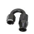Load image into Gallery viewer, Snow -6AN 180 Degree PTFE Hose End (Black) - Side View