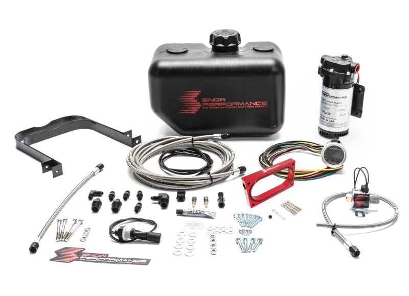 Snow Performance 05-10 Mustang Stg 2 Boost Cooler Water Injection Kit (SS Braided Line & 4AN) - Main Product View
