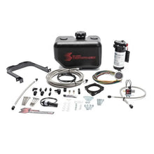 Load image into Gallery viewer, Snow Performance 08+ Charger Stg 2 Boost Cooler F/I Water Injection Kit (SS Braided Line &amp; 4AN) - Back View