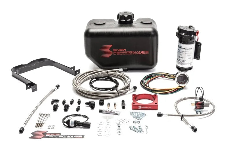 Snow Performance 11-17 F-150 Stg 2 Boost Cooler Water Injection Kit w/SS Brd Line & 4AN Fittings - Side View