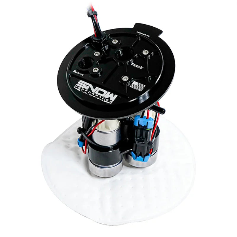 Snow Performance 2005+ Dodge Charger / 2005+ Dodge Challenger Race Fuel Hat - Dual Pump