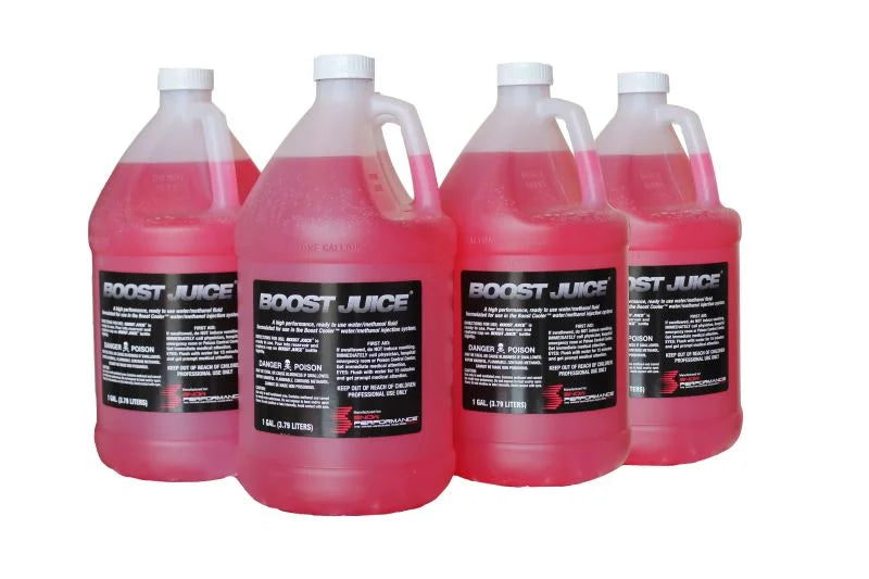 Snow Performance Boost Juice (Case of 4 Gallons) - Side View