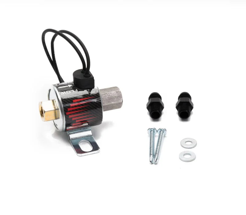 Snow Performance Hi-Flow Water Solenoid Upgd. 4AN Fittings (Systems w/ 4AN SS Braid Line) - Side View