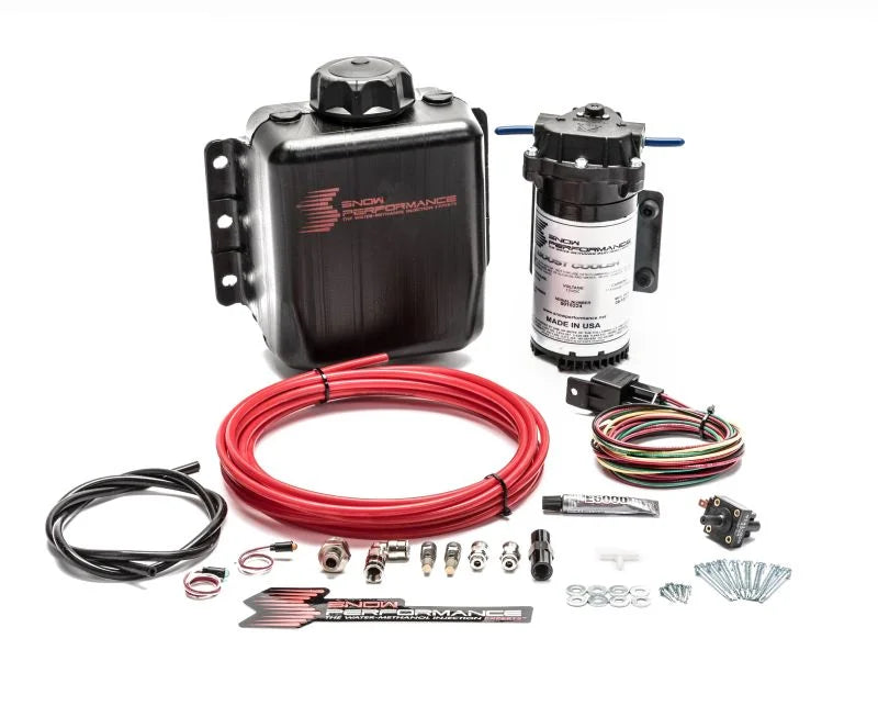 Snow Performance Stg 1 Boost Cooler TD Water Injection Kit (Incl. Red Hi-Temp Tubing/Quick Fittings) - Installation View