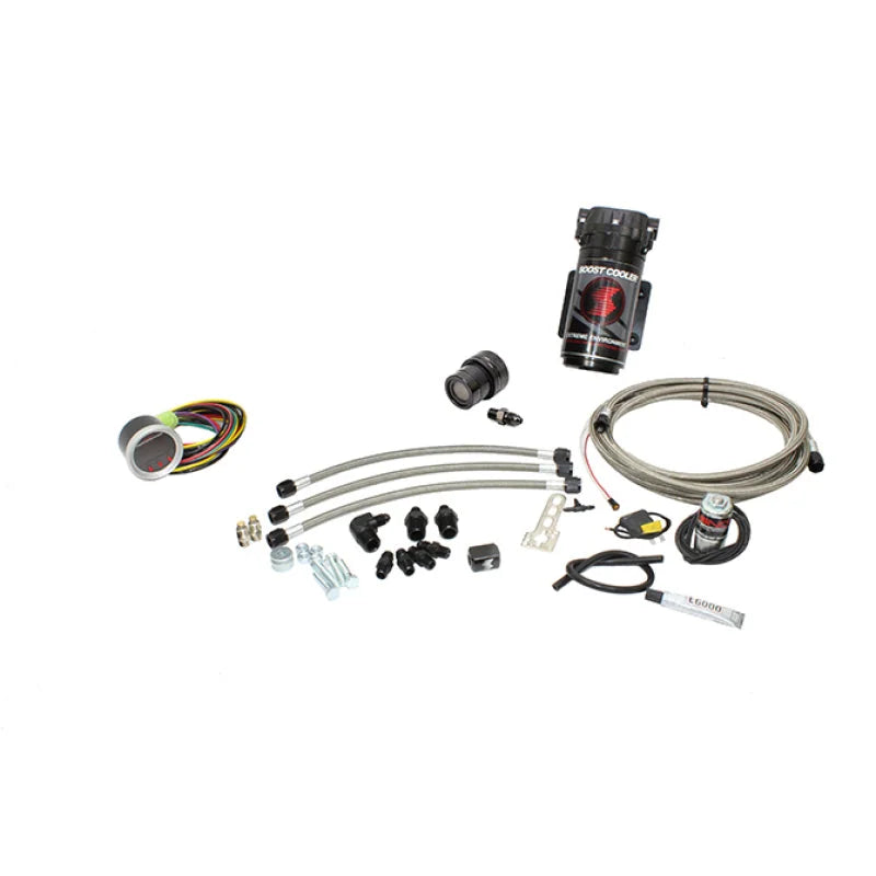 Snow Performance Stg 2 Boost Cooler F/I Prog. Water Injection Kit (SS Braided 4AN Fitting) - No Tank - Side View