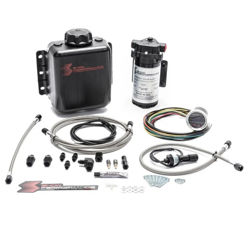 Snow Performance Stg 2 Boost Cooler F/I Prog. Water Injection Kit (SS Braided Line 4AN Fittings) - Installation View
