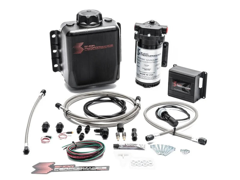 Snow Performance Stg 2 Boost Cooler Prog. Engine Mount Water Injection Kit (SS Braid Line & 4AN) - Additional View 7