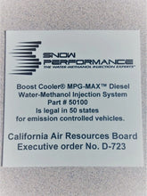 Load image into Gallery viewer, Snow Performance Stg 3 Boost Cooler Water Injection Kit TD Univ. (SS Braided Line and 4AN Fittings) - Detail View
