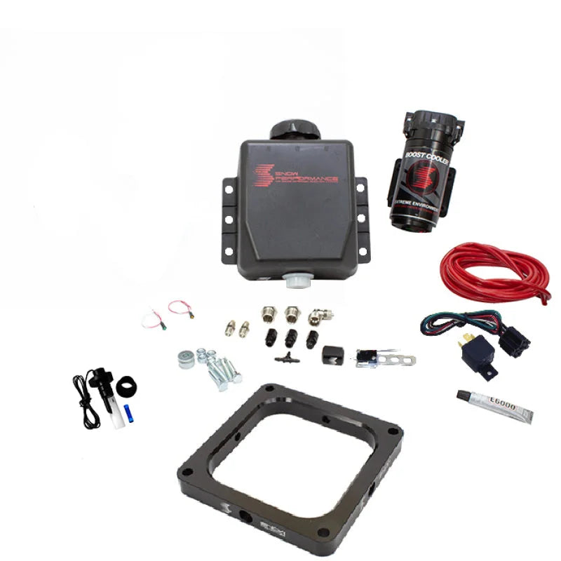 Snow Performance Water Injection Gas Carbureted 4500 Flange Stage 1 WOT Activated - Side View