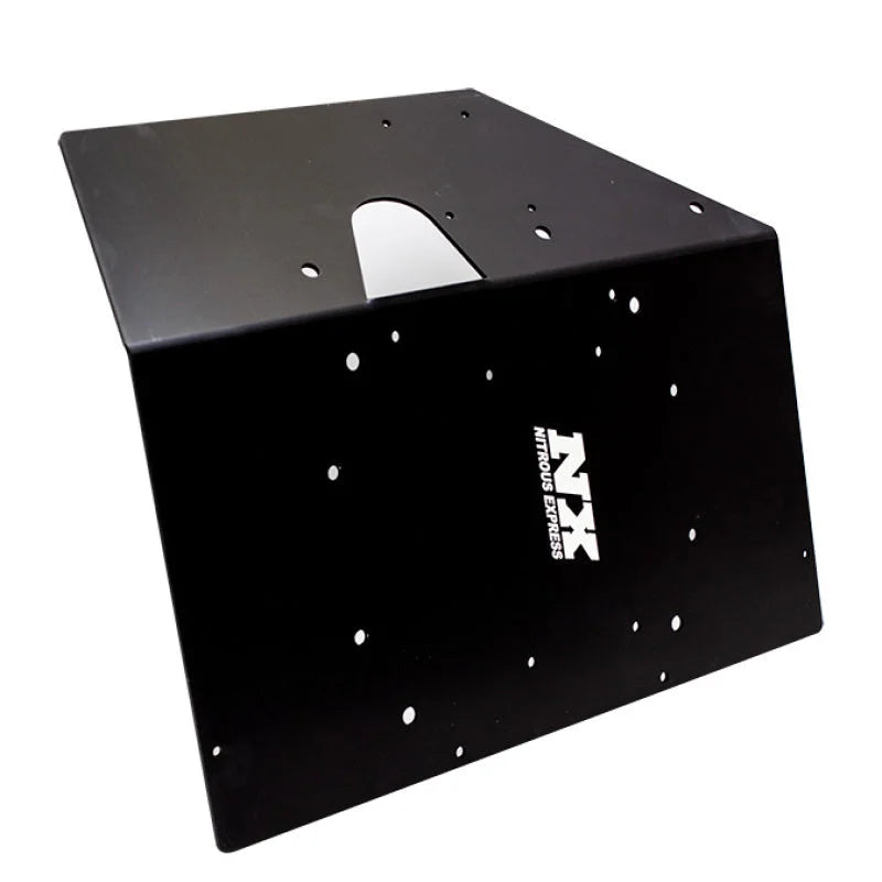 Snow Performance Water Tank & Pump Bracket 2015+ Ford Mustang - Side View