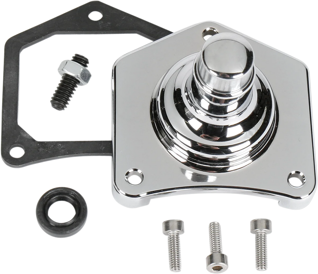 Solenoid End Cover - Starter Button - Side View