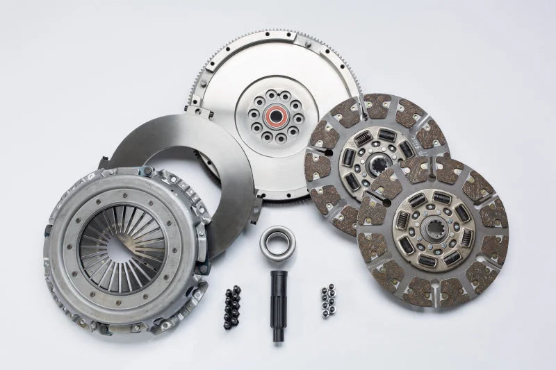 South Bend Clutch 08-09 Ford 6.4L ZF-6 Street Dual Disc Organic Clutch Kit - Main Product View