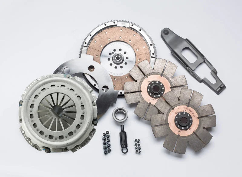 South Bend Clutch 99-03 Ford 7.3L Powerstroke ZF-6 SFI Comp Dual Disc Clutch Kit (3600lb Load) - Side View