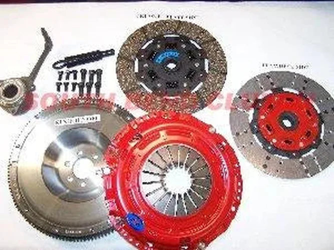 South Bend / DXD Racing Clutch 06-08.5 Audi A3 FSI 2.0T Stg 2 Endur Clutch Kit (w/ FW) - Side View