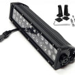 Load image into Gallery viewer, 15.0 Inch LED Light Bar Black Series Double Row Straight Combo Flood/Beam 72W DT Harness 6,480 Lumens Southern Truck Lifts