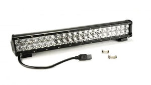 Southern Truck 20.0 Inch LED Light Bar Chrome Series Double Row Straight Combo Flood/Beam 120W DT Harness 10,800 Lumens Ad...
