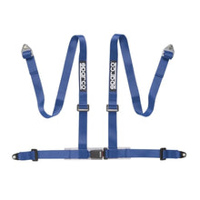 Load image into Gallery viewer, Sparco Belt 2 Inch Blue 4Pt Bolt-In