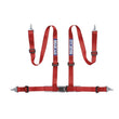Load image into Gallery viewer, Sparco Belt 2 Inch Red 4Pt Snap-In