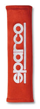 Load image into Gallery viewer, Sparco Belt Pad 2-inch Alcantara Red - Side View