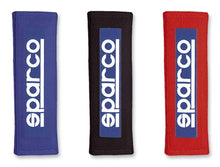 Load image into Gallery viewer, Sparco Belt Pad 3-inch Black Racing - Side View