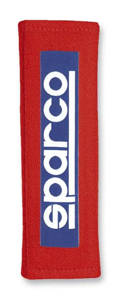 Sparco Belt Pad 3-inch Red Racing - Side View