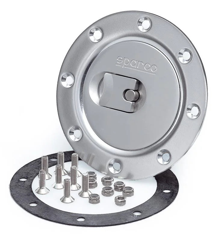 Sparco Fuel Cap Locking Brushed Alum - Main Product View