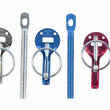 Load image into Gallery viewer, Sparco Hood Pin Blue - Side View