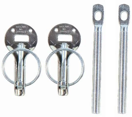 Sparco Hood Pin Silver - Main Product View