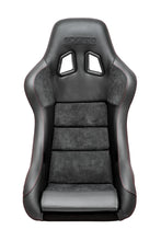 Load image into Gallery viewer, Sparco Seat QRT Performance Leather/Alcantara Black/Red - Side View