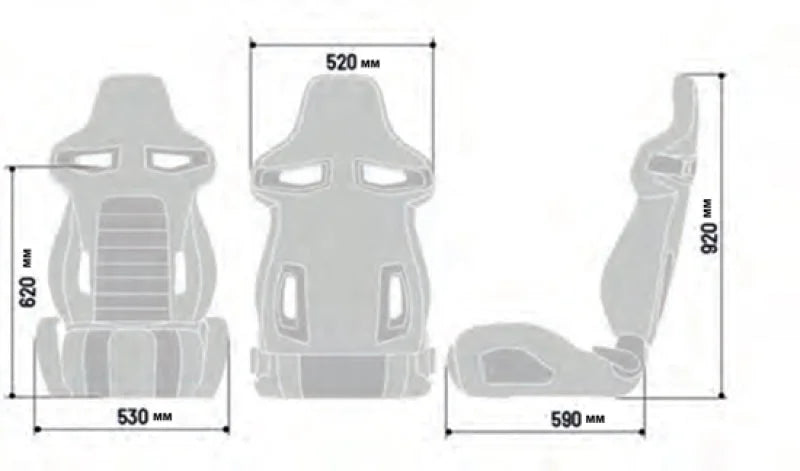 Sparco Seat R333 2021 Black - Main Product View