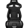 Load image into Gallery viewer, Sparco Seat R333 2021 Black/Grey - Side View
