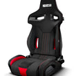 Load image into Gallery viewer, Sparco Seat R333 2021 Black/Red - Side View