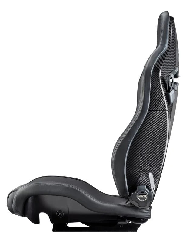 Sparco Seat SPX Leather/Alcantara Black - Left - Main Product View