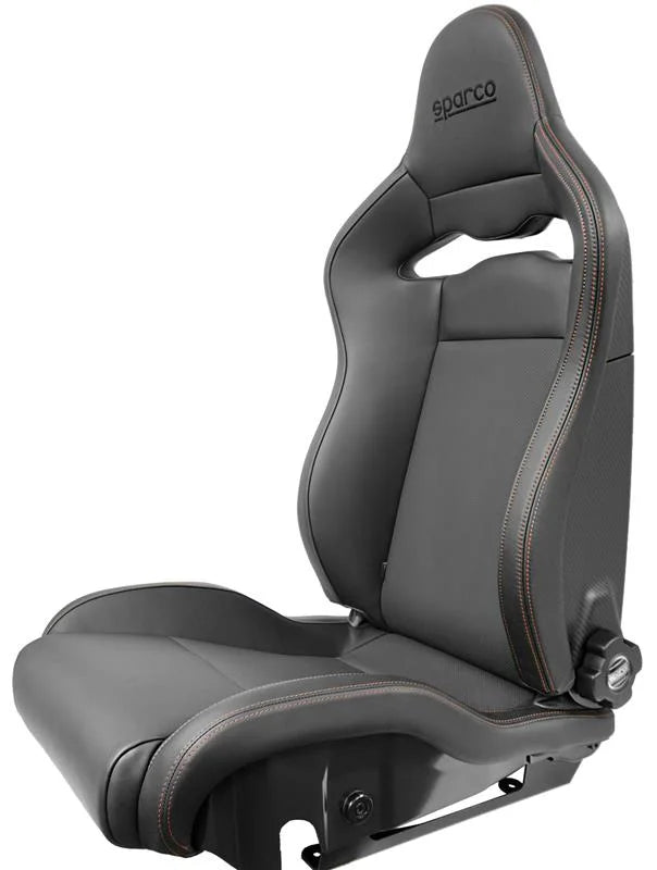 Sparco Seat SPX Leather/Alcantara Black - Left - Installation View