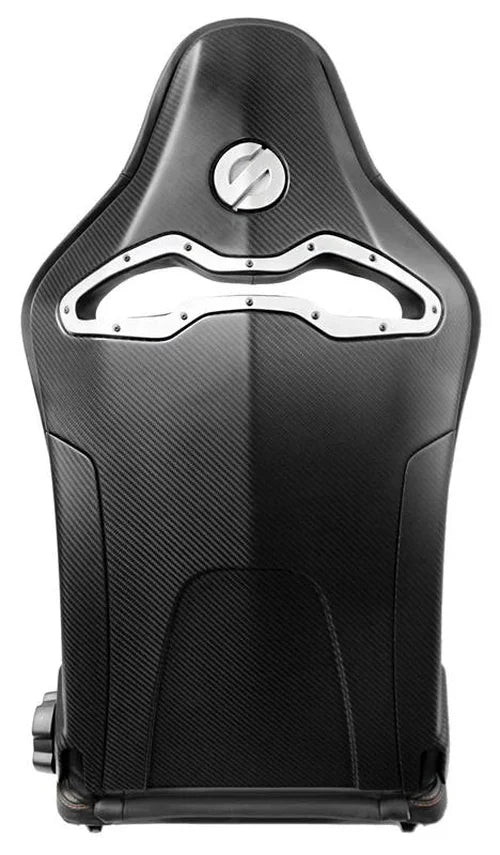 Sparco Seat SPX Leather/Alcantara Black - Left - Side View