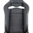Load image into Gallery viewer, Sparco Seat SPX Leather/Alcantara Black - Left - Back View