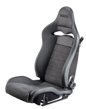 Load image into Gallery viewer, Sparco Seat SPX Leather/Alcantara Black - Right - Main Product View